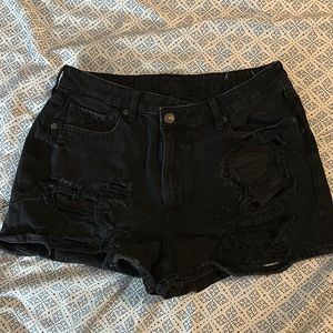 Super distressed American Eagle shorts